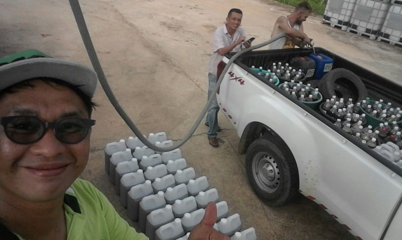 Organic Fertilizer Pickup from Papar Distribution Center- 20 FEB 2017